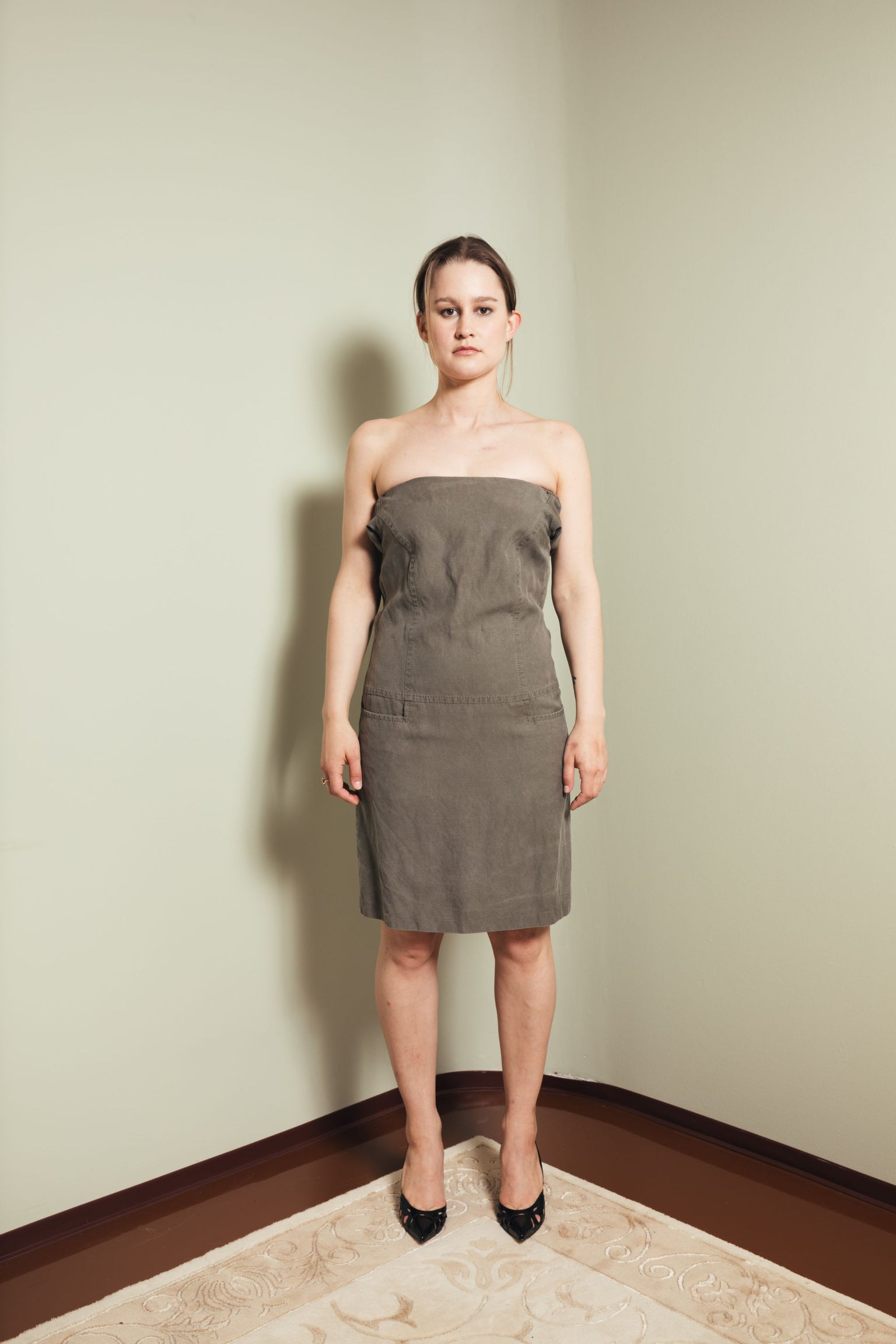 Open back dress S-M