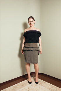 Open back dress S-M